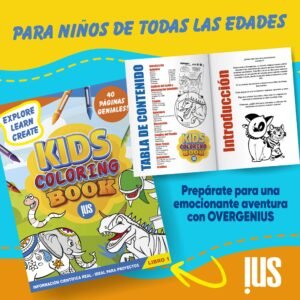 LIBRO CIENTÍFICO PARA COLOREAR TOMO 1