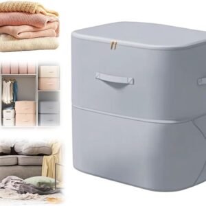 Organizador de autocompresión de 3 capas que ahorra espacio